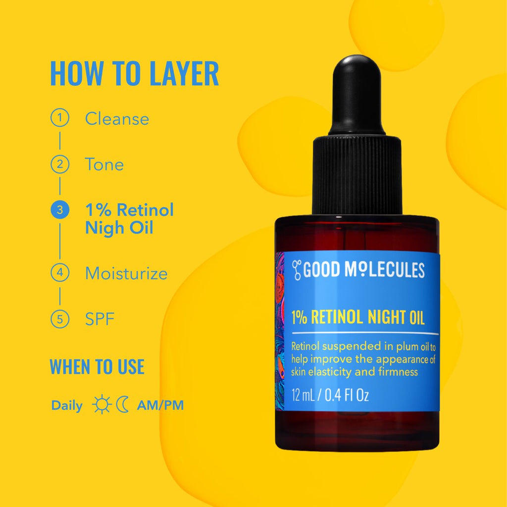 Good Molecules 1% Retinol Night Oil 12ml alternative view 4.