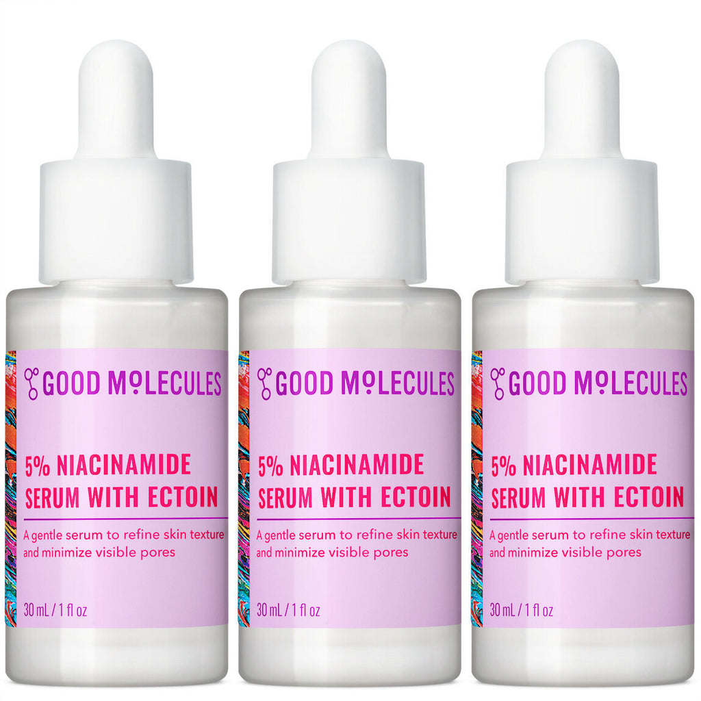 5% Niacinamide Serum with Ectoin - 30ml (3-Pack)